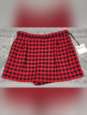 Red Valentino Garavini Wool Mini Skirt Size 44 (US8)